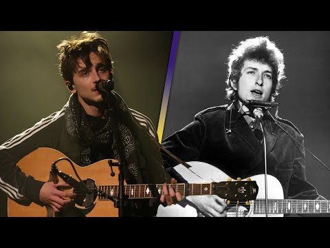 Timothée Chalamet CHANNELS Bob Dylan for SNL Performance