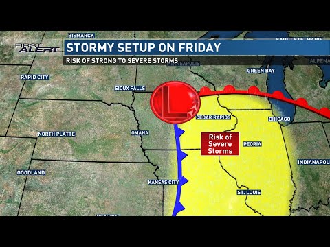 A look ahead at Friday&#039;s severe weather potential