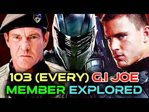 103 (Every) Lethal And Efficient G.I Joe Members - Backstories, Powers And Personalities Explored!