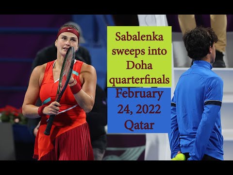 Jabeur battles, Sabalenka sweeps into Doha quarterfinals