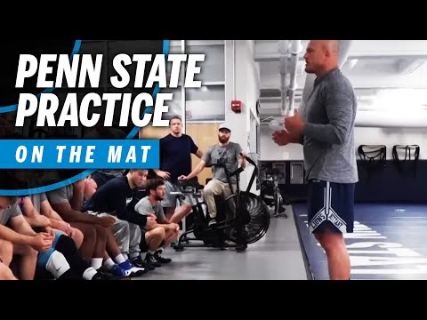 On the Mat: Penn State Practice | B1G Wrestling