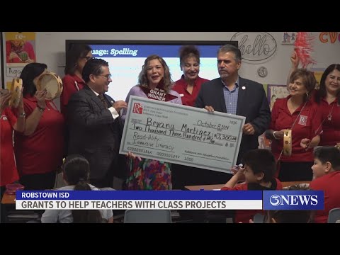 Robstown ISD teachers receive grants to help with classroom projects