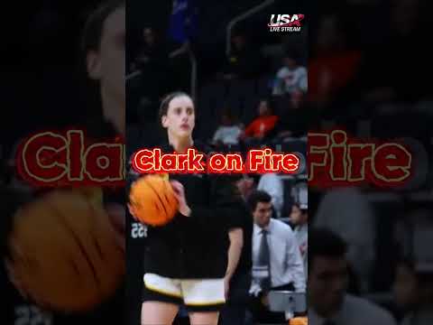 Caitlin Clark On Fire.. #caitlinclark #nba #wnba #basketball