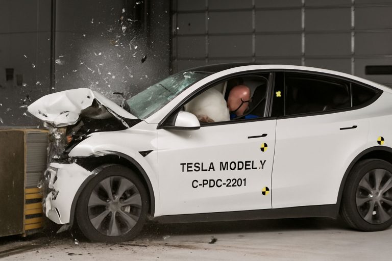 Tesla Model Y's schockier Crashtest entfacht neue Debatte über die Sicherheit autonomer Fahrzeuge